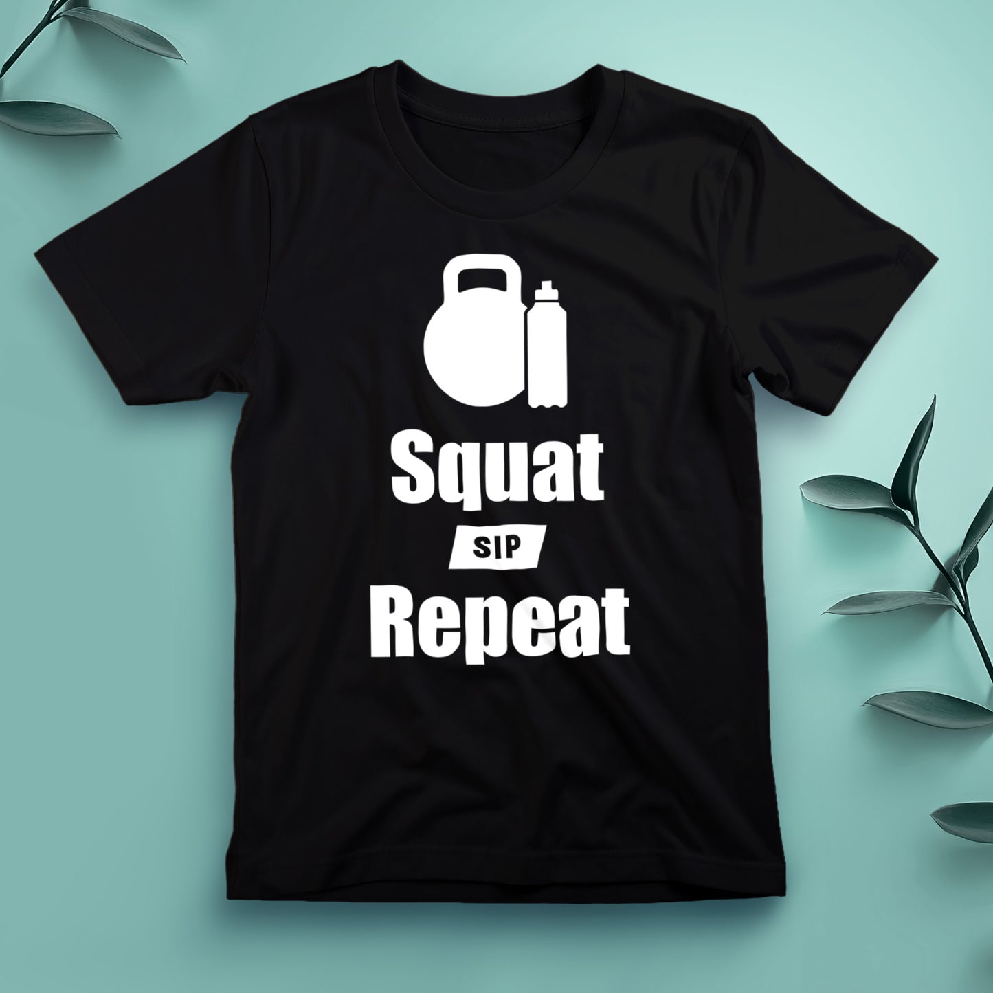Squat, Sip, Repeat - Tee, Unisex