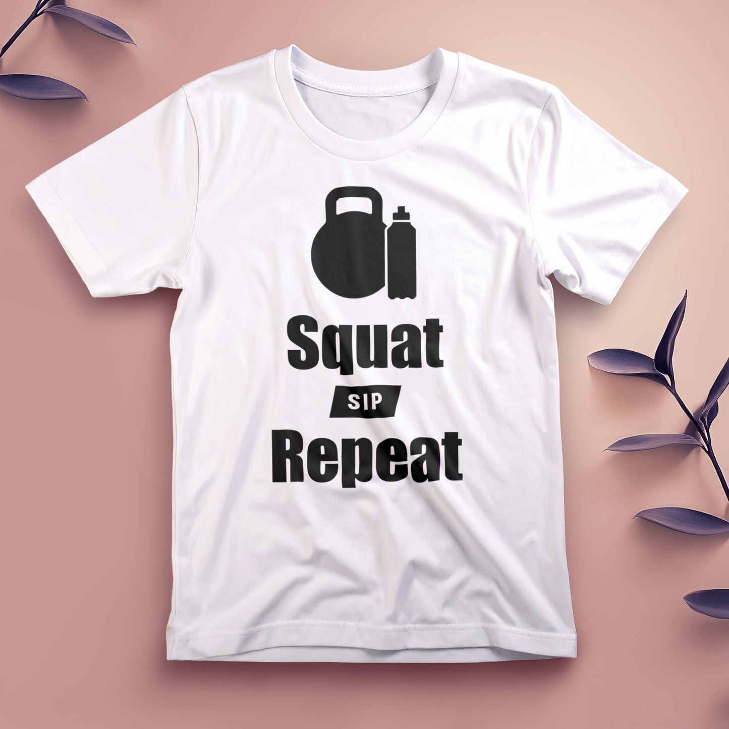 Squat, Sip, Repeat - Tee, Unisex