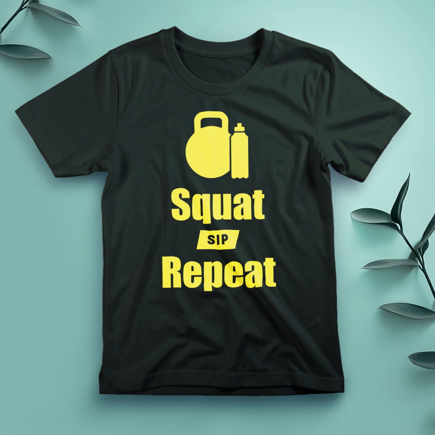 Squat, Sip, Repeat - Tee, Unisex