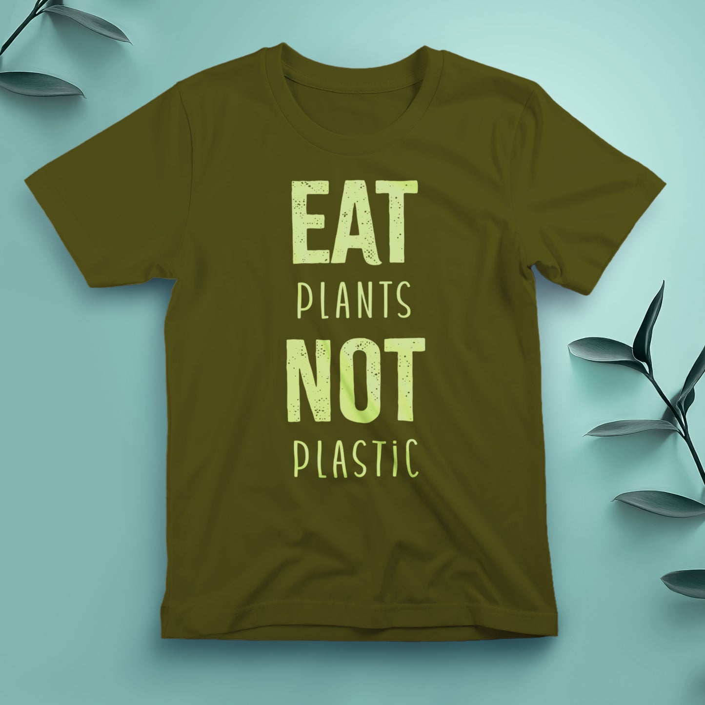 Eat Plants, Not Plastic - Tee, Unisex