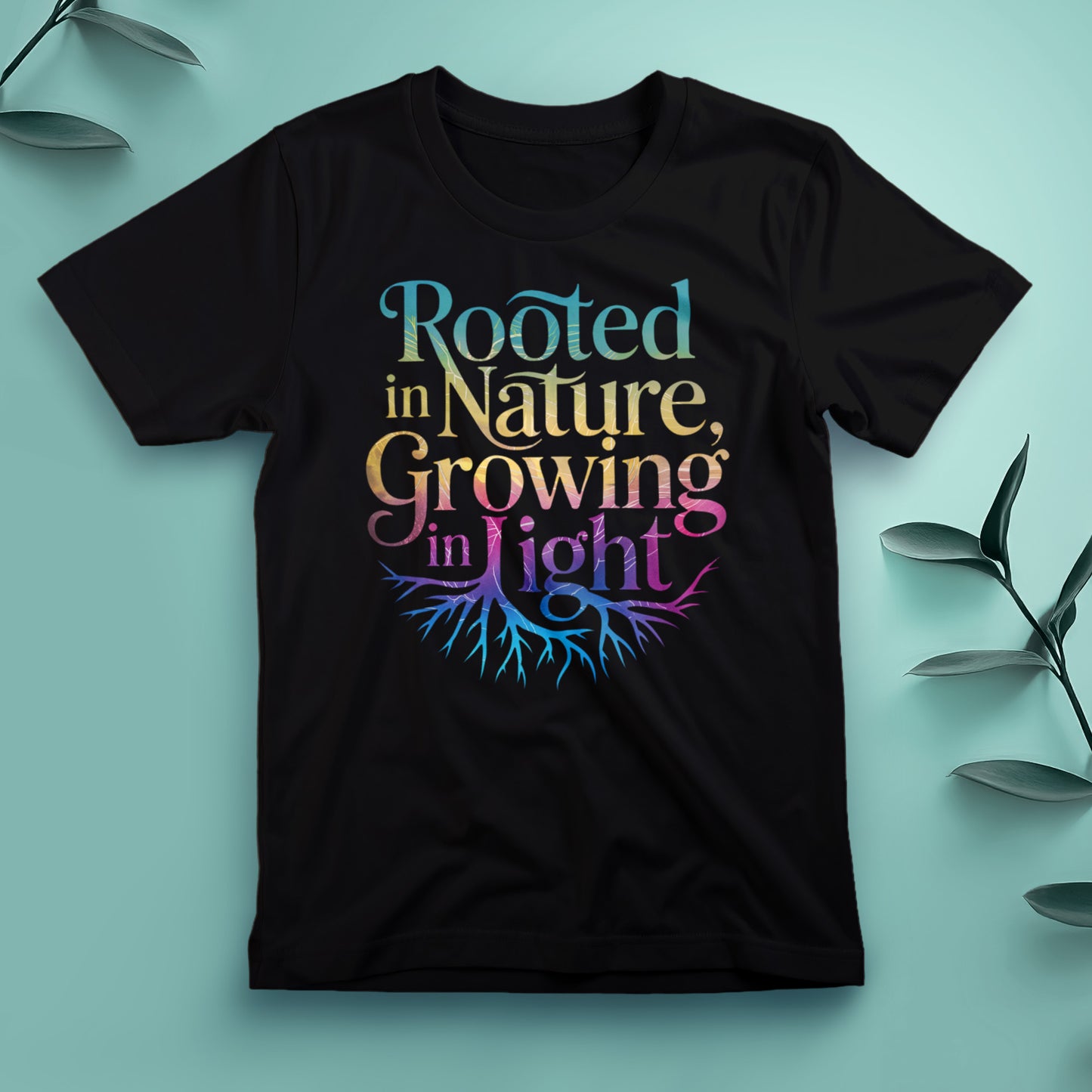 Rooted in Nature, Growing in Light - Tee, Unisex