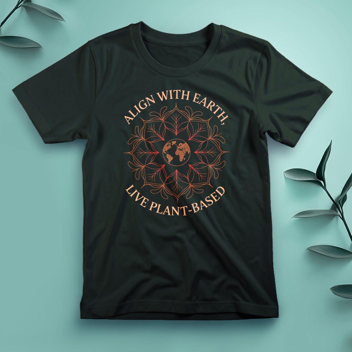 Align with Earth, Live Plant-Based - Tee, Unisex