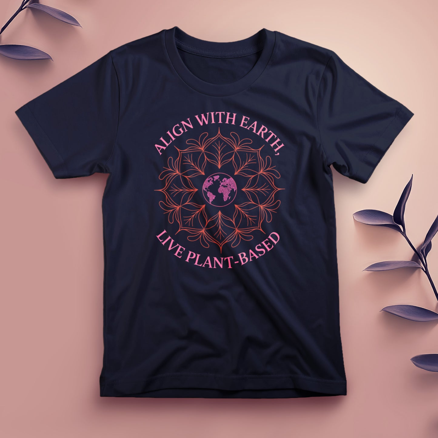 Align with Earth, Live Plant-Based - Tee, Unisex
