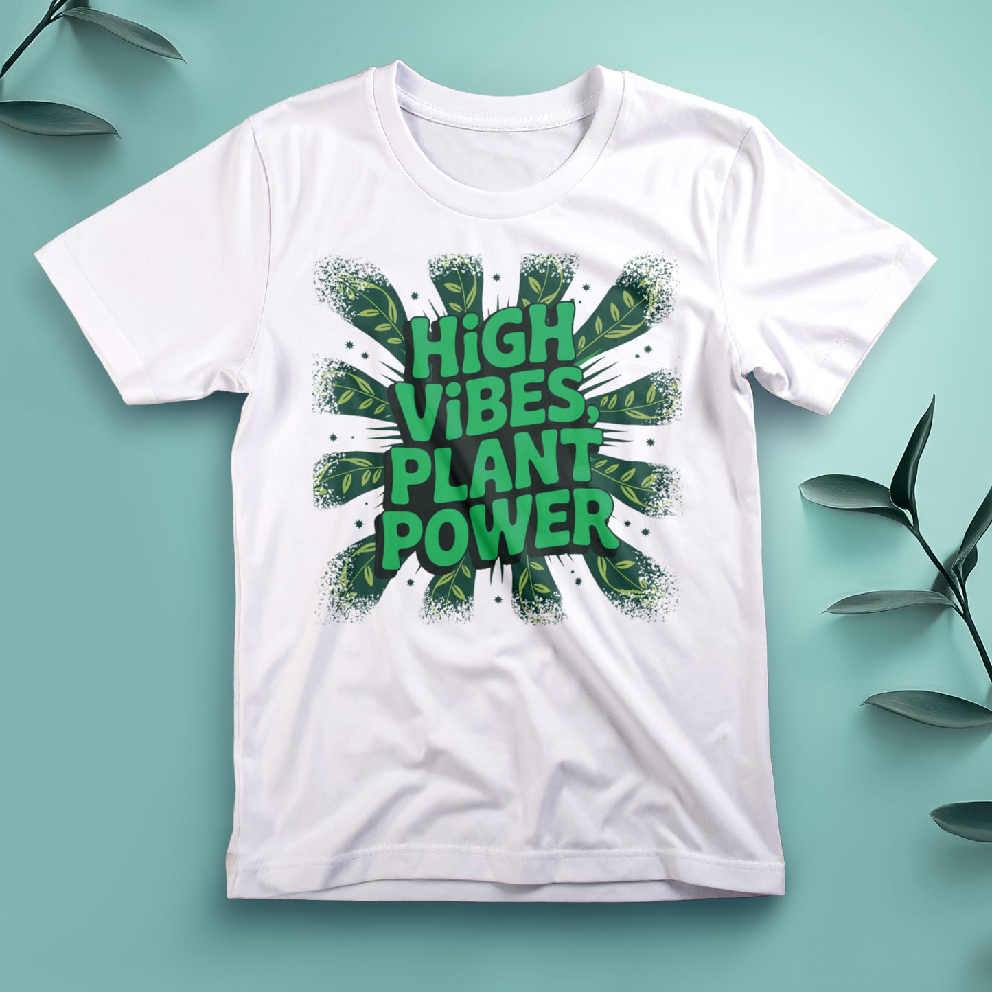 High Vibes, Plant Power - Tee, Unisex