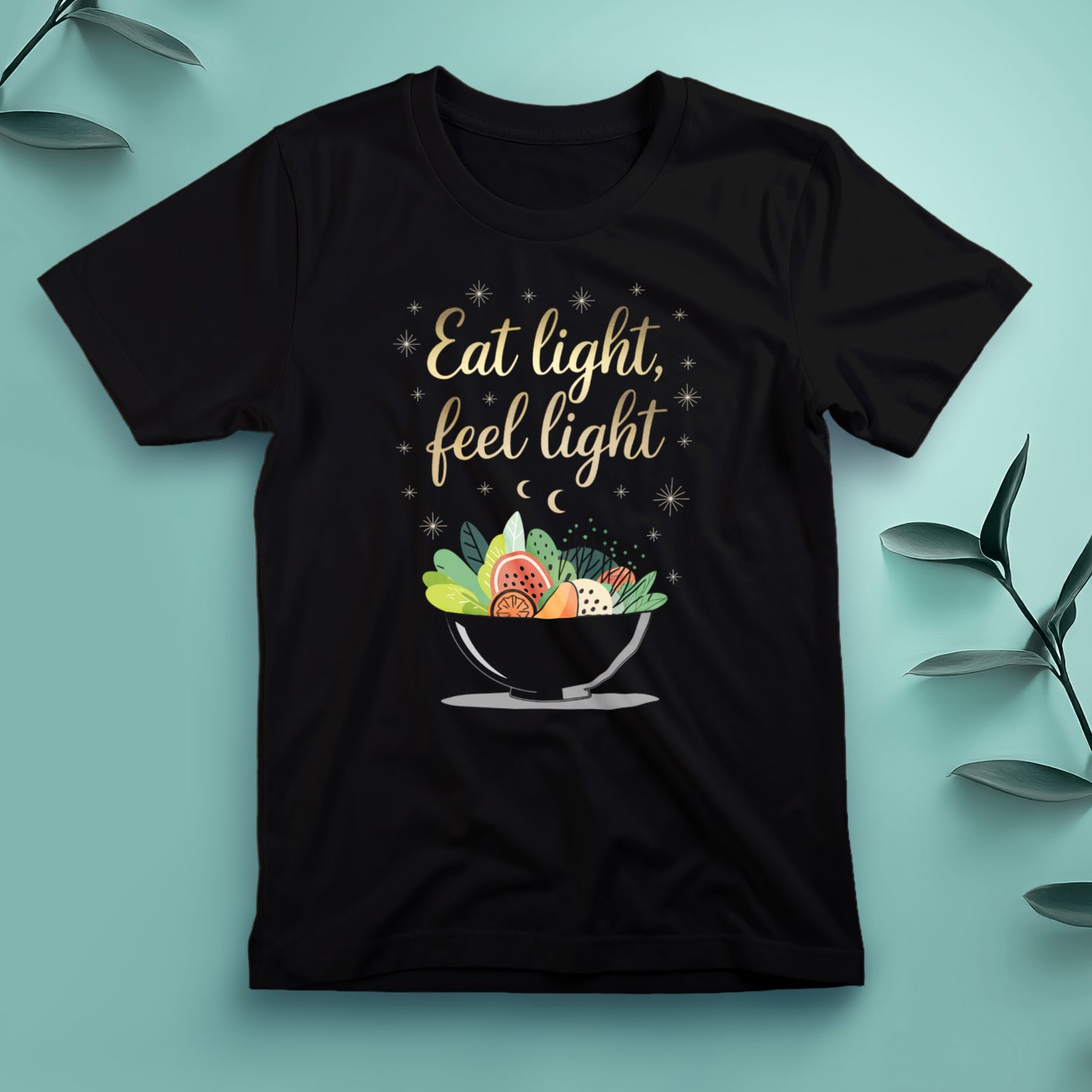 Eat Light, Feel Light - Tee, Unisex