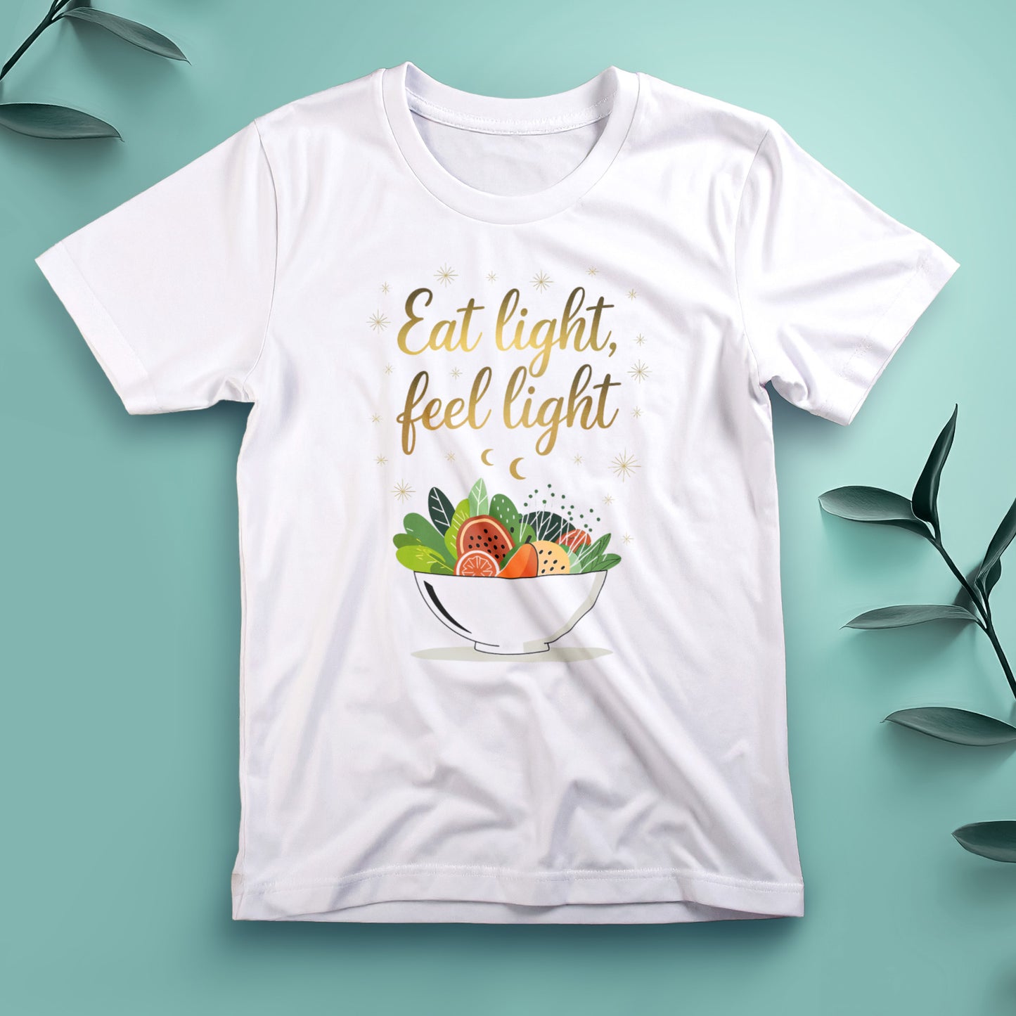 Eat Light, Feel Light - Tee, Unisex