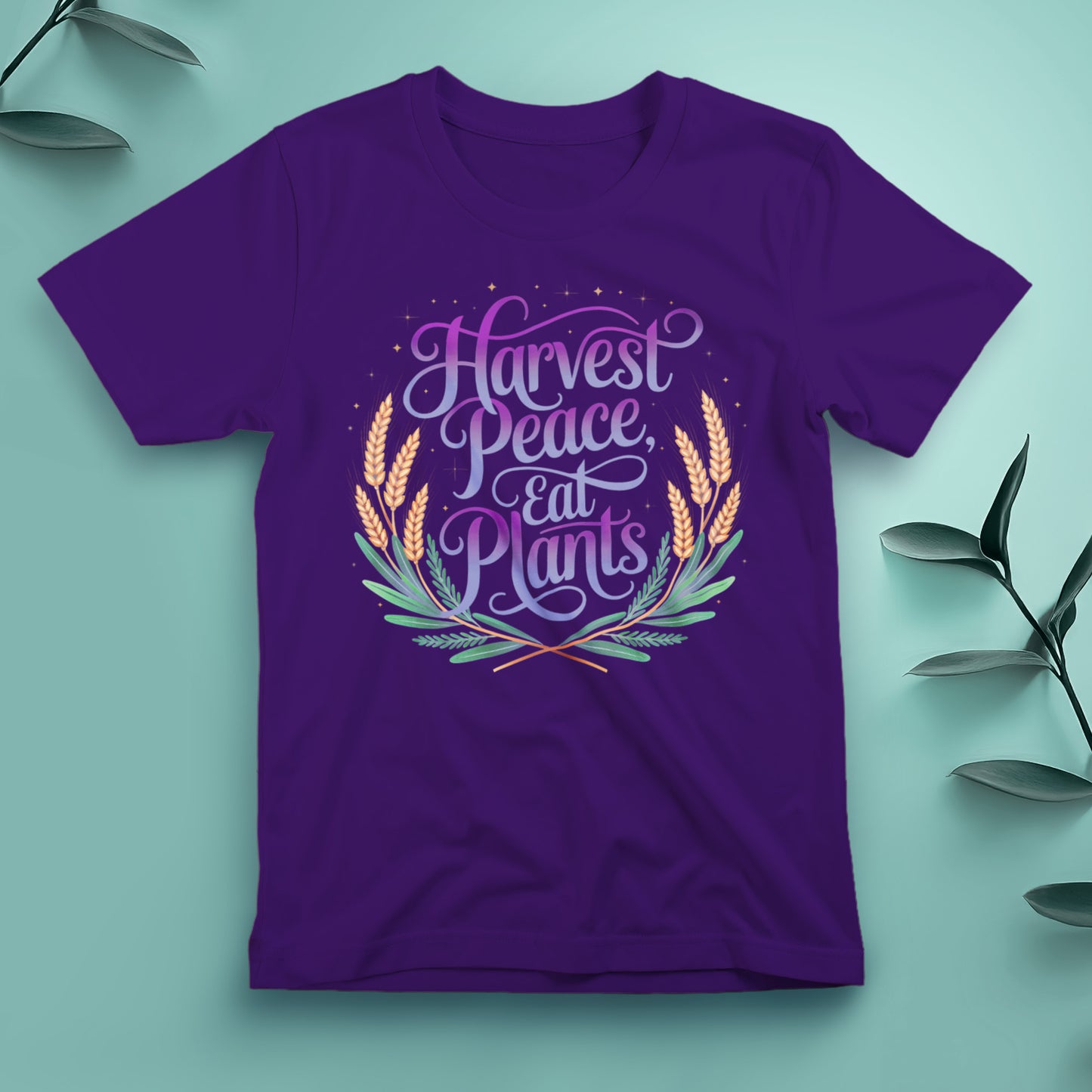 Harvest Peace, Eat Plants - Tee, Unisex