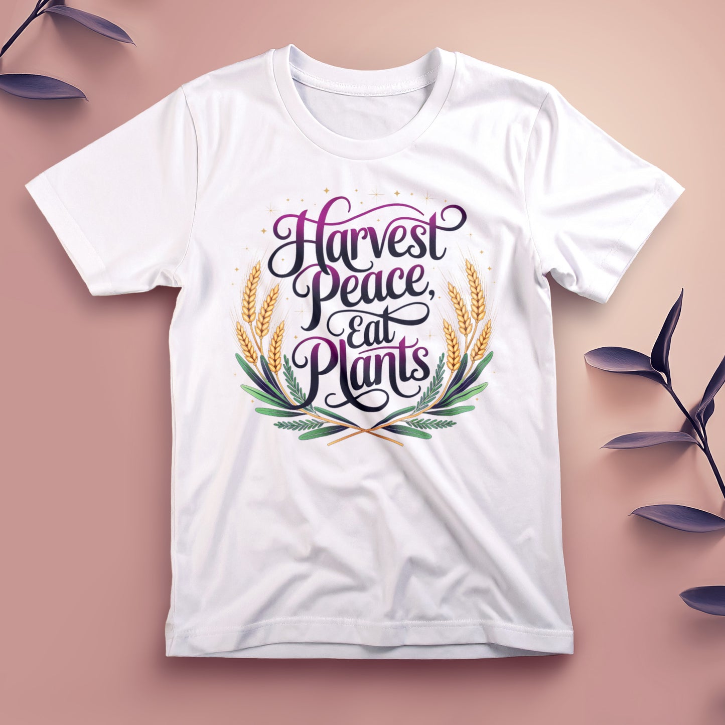 Harvest Peace, Eat Plants - Tee, Unisex