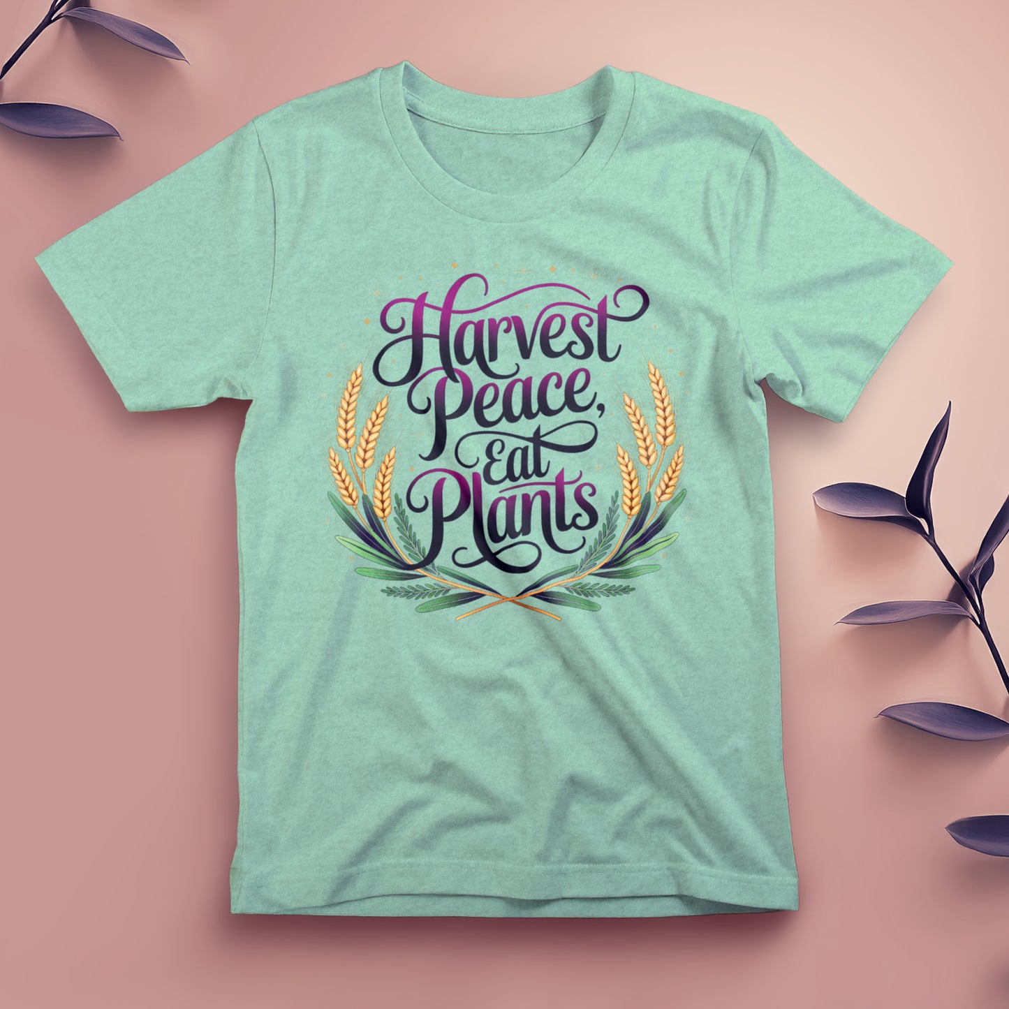 Harvest Peace, Eat Plants - Tee, Unisex