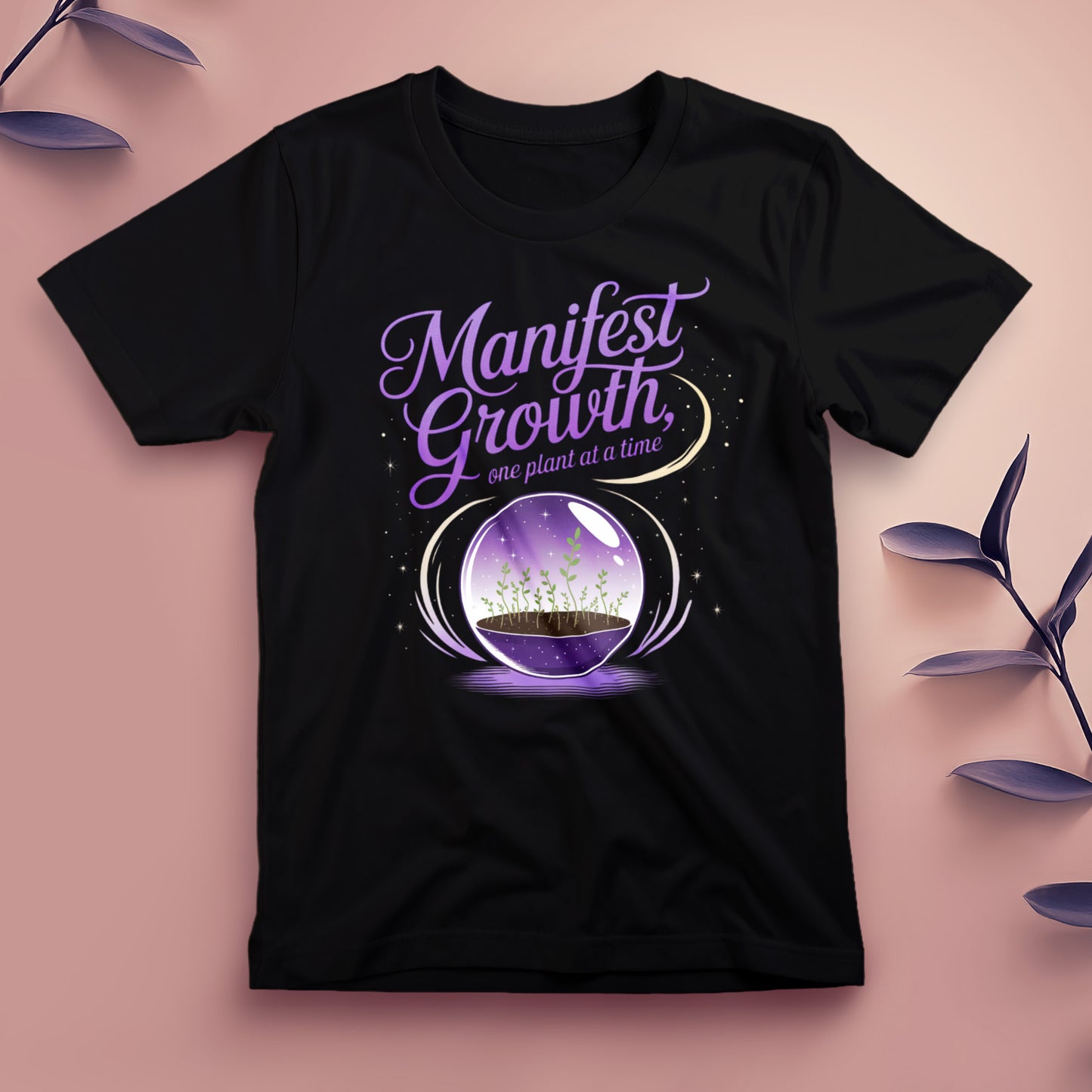 Manifest Growth, One Plant at a Time - Tee, Unisex