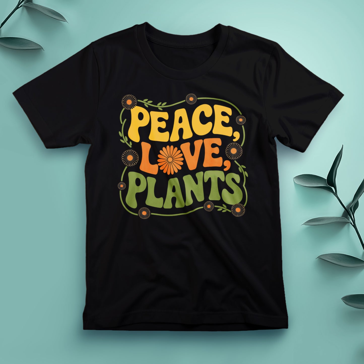 Peace, Love, Plants - Tee, Unisex
