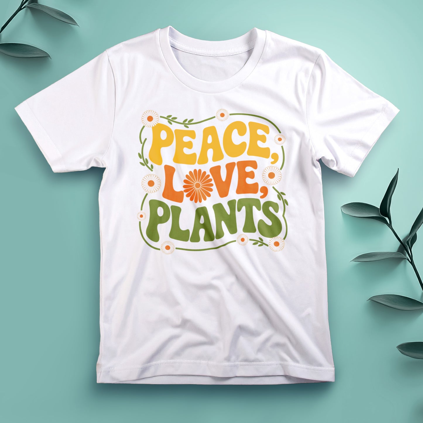 Peace, Love, Plants - Tee, Unisex