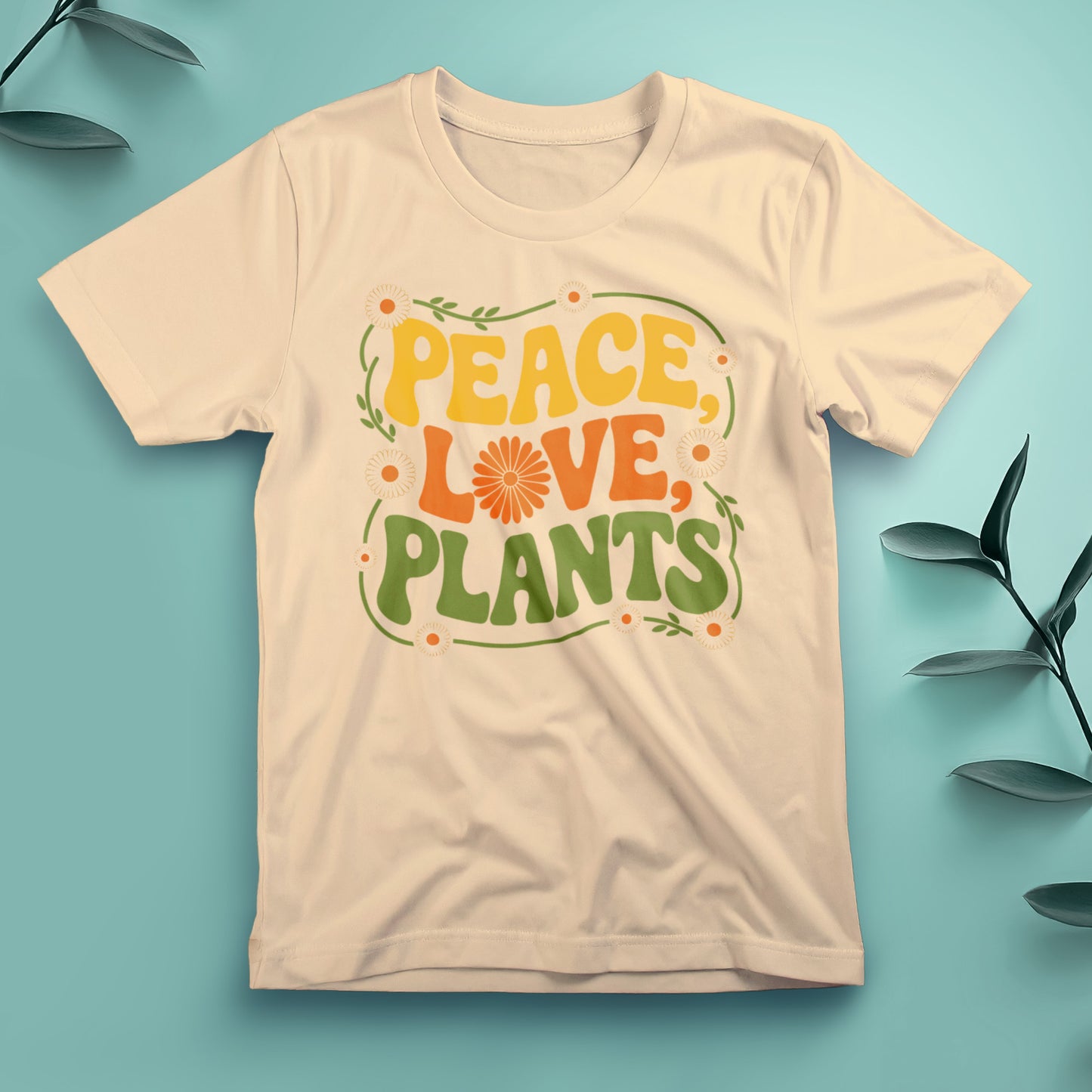 Peace, Love, Plants - Tee, Unisex