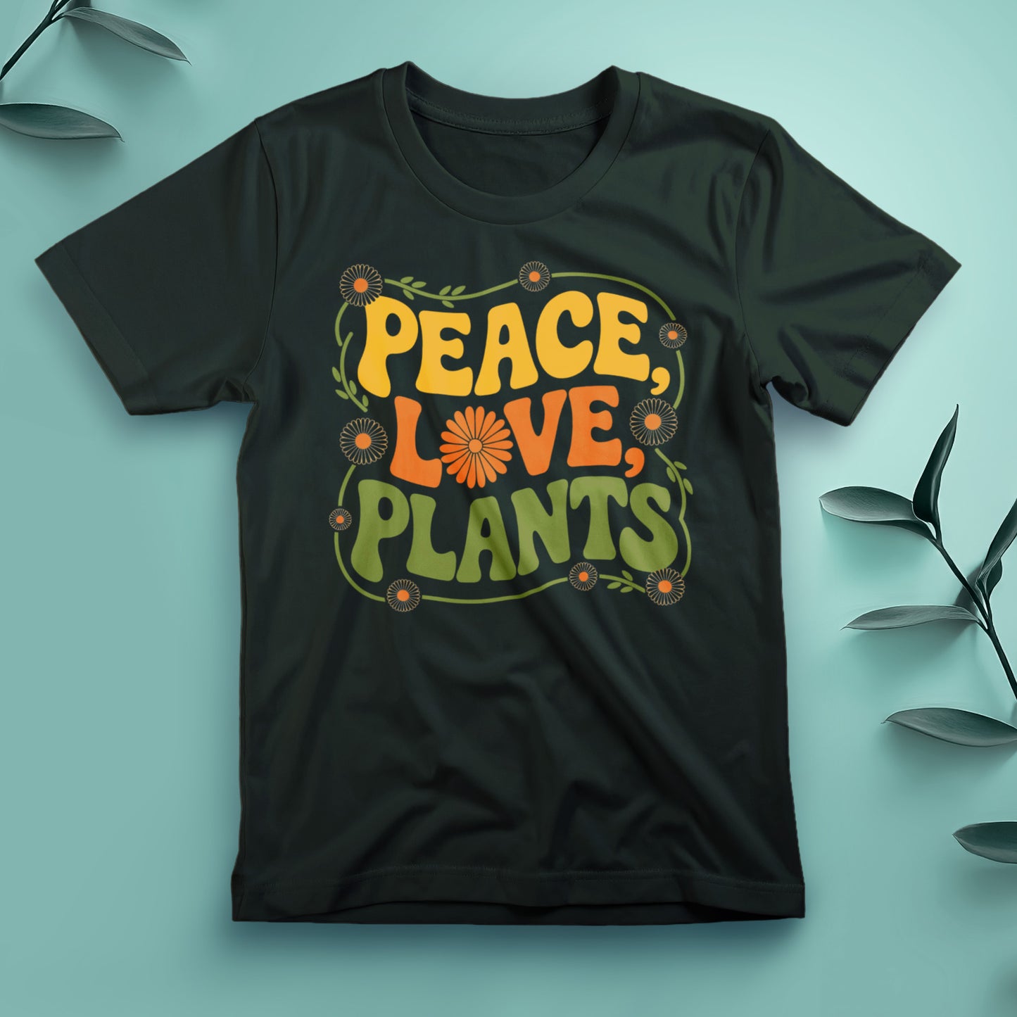 Peace, Love, Plants - Tee, Unisex