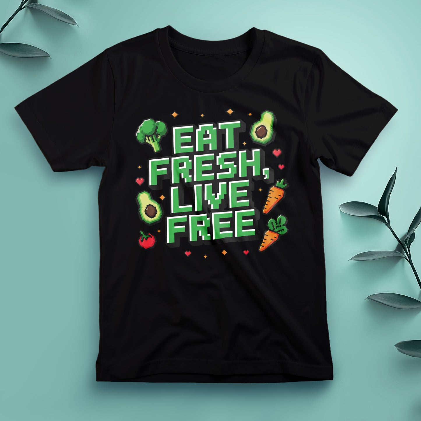 Eat Fresh, Live Free - Tee, Unisex