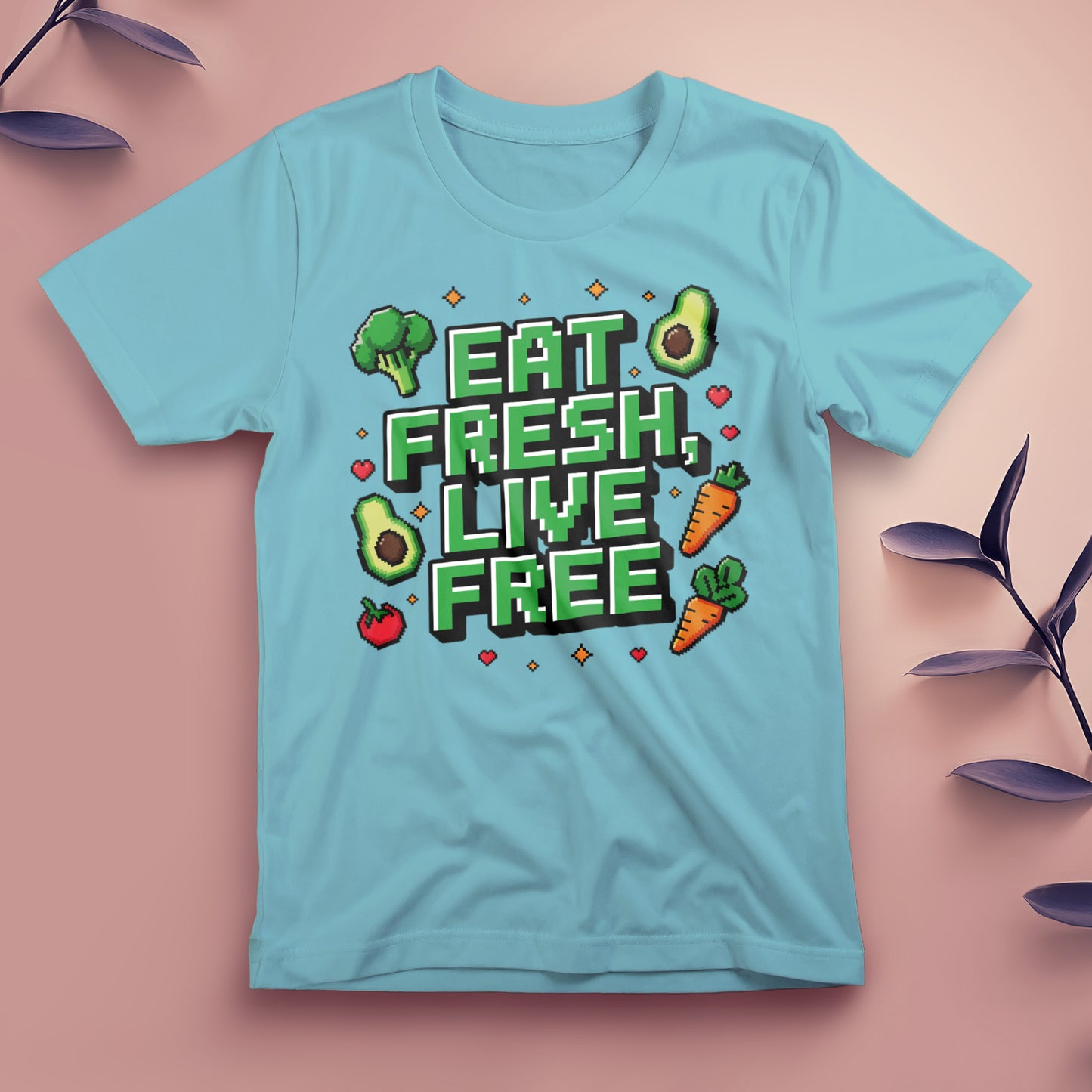 Eat Fresh, Live Free - Tee, Unisex
