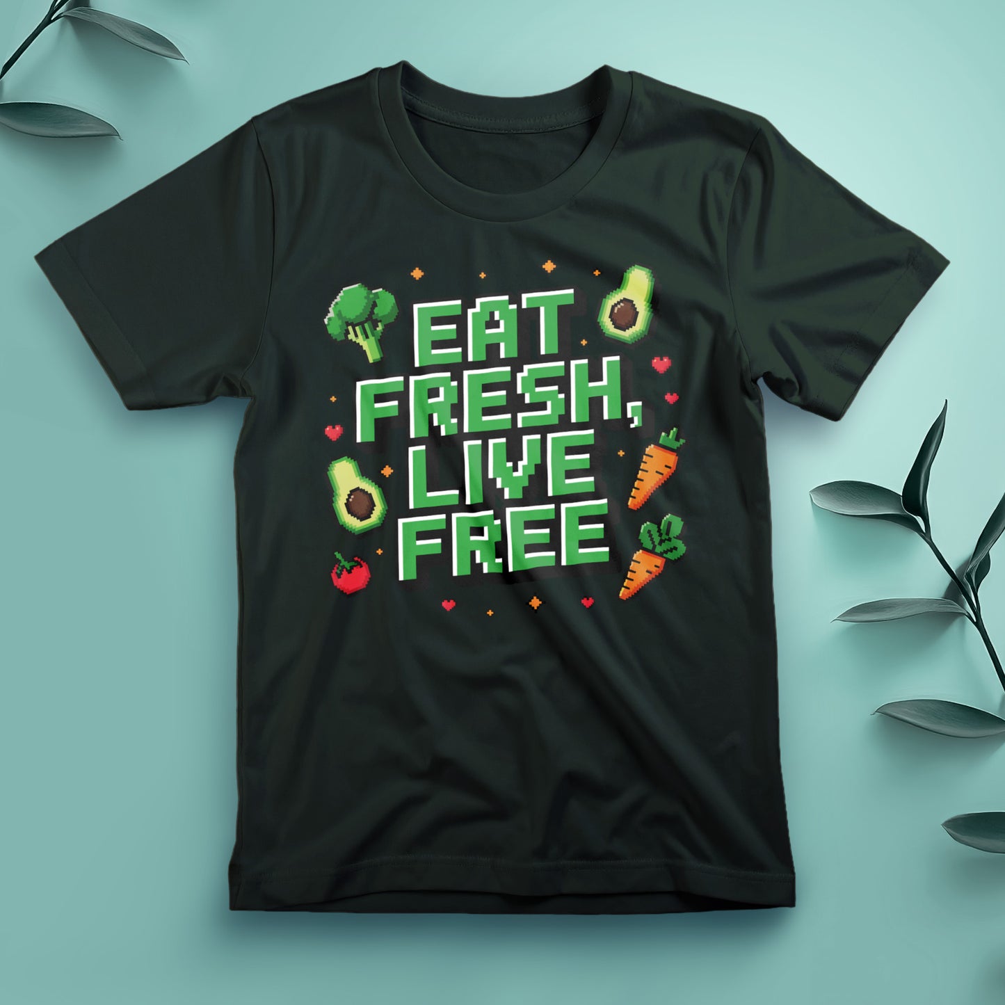Eat Fresh, Live Free - Tee, Unisex