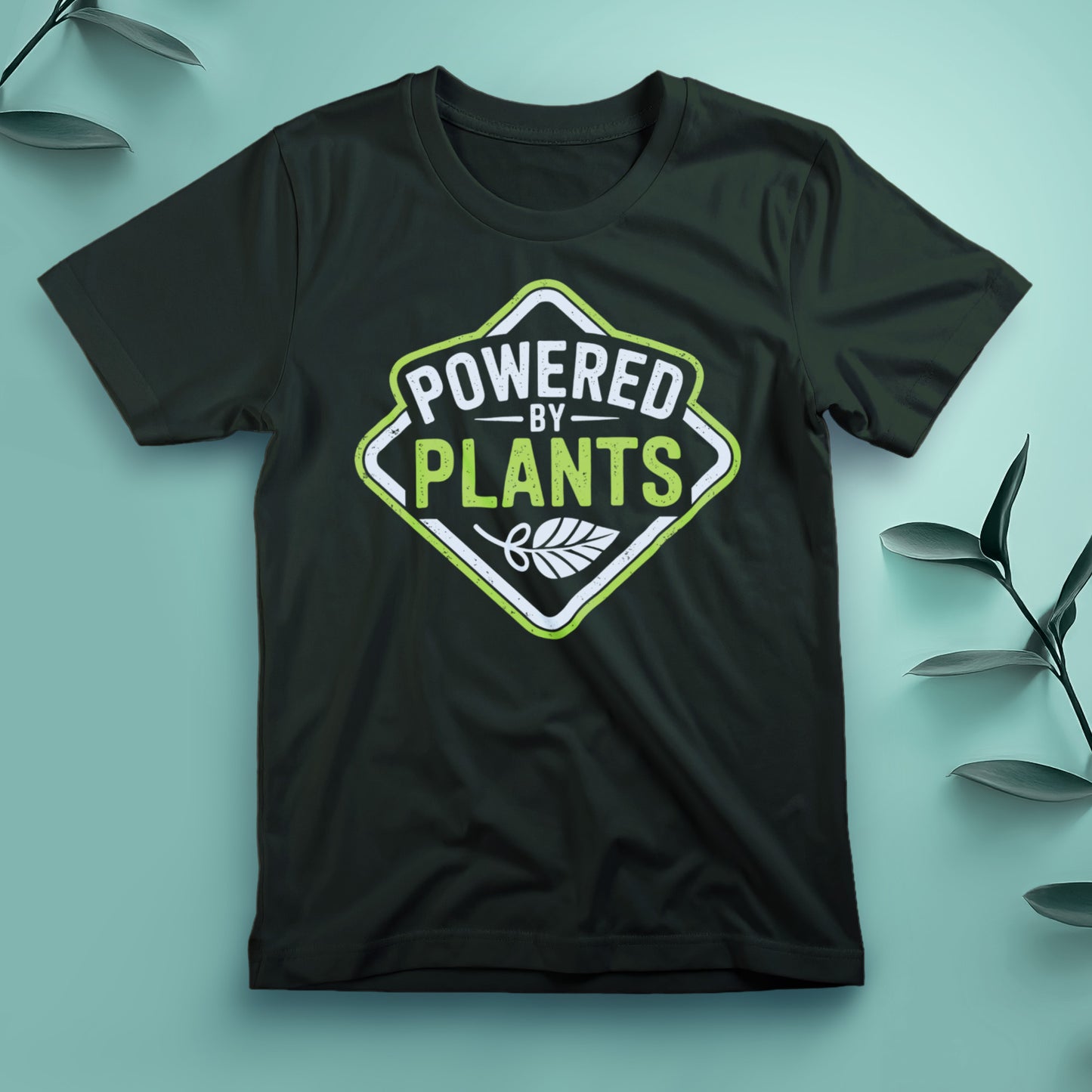 Powered by Plants (Badge) - Tee, Unisex