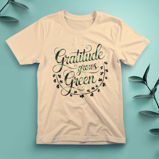 Gratitude Grows Green - Tee, Unisex