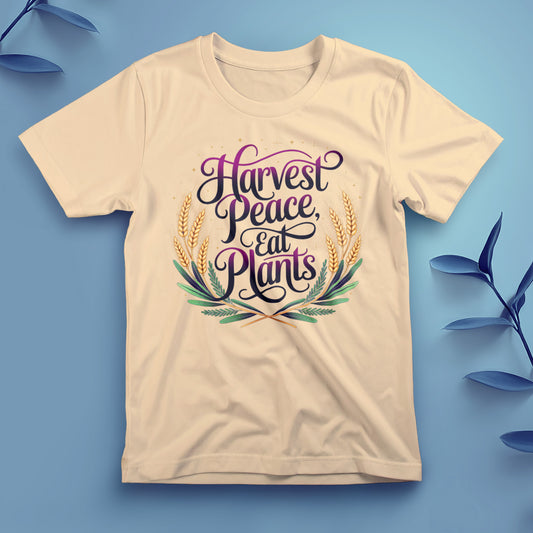 Harvest Peace, Eat Plants - Tee, Unisex