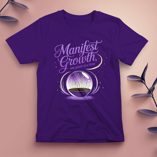 Manifest Growth, One Plant at a Time - Tee, Unisex