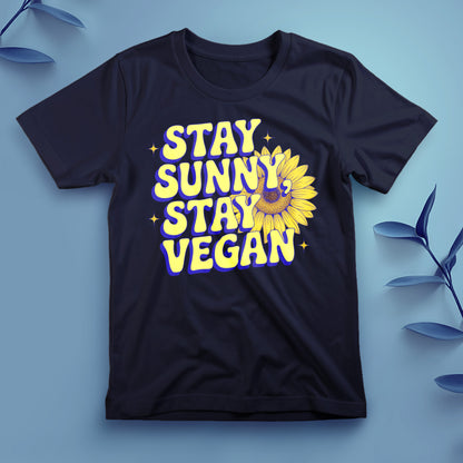 Stay Sunny, Stay Vegan - Tee, Unisex