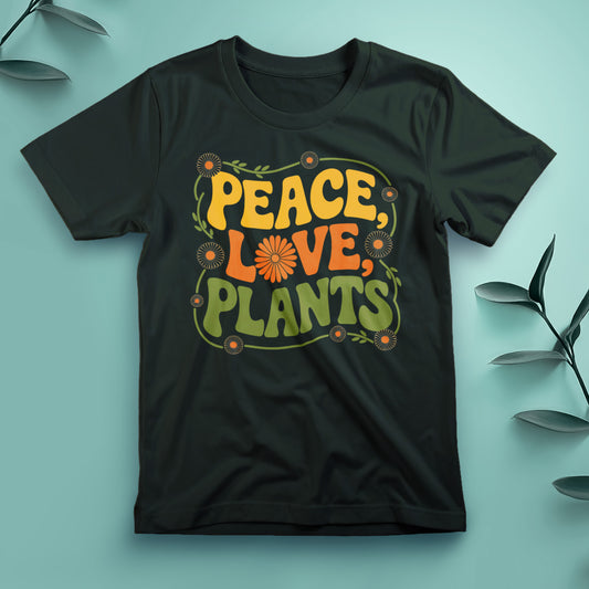 Peace, Love, Plants - Tee, Unisex