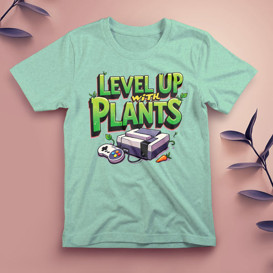 Level Up with Plants - Tee, Unisex
