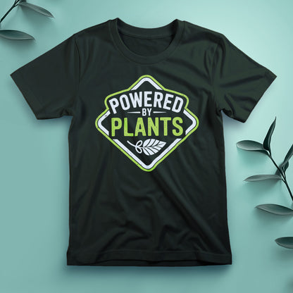 Powered by Plants (Badge) - Tee, Unisex