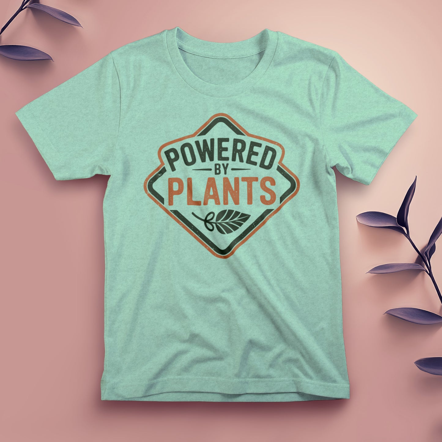Powered by Plants (Badge) - Tee, Unisex