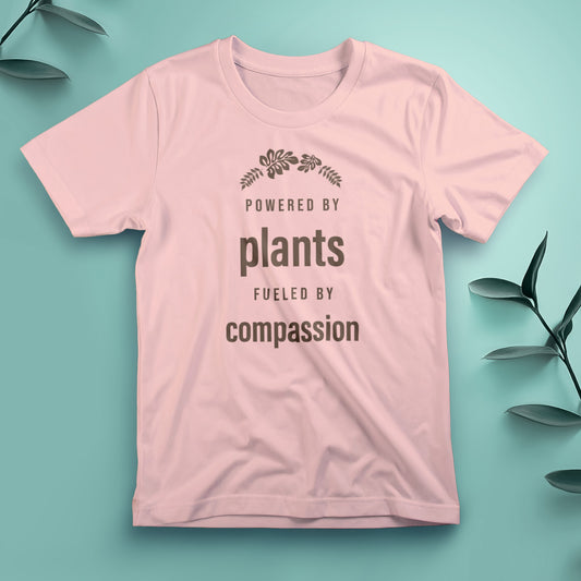 Powered by Plants, Fueled by Compassion - Tee, Unisex