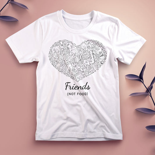 Friends Not Food - Tee, Unisex
