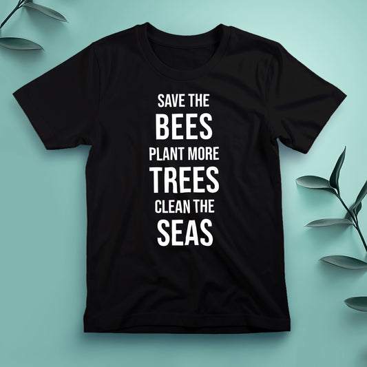 Save the Bees, Plant More Trees- Tee, Unisex