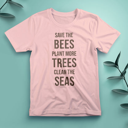 Save the Bees, Plant More Trees- Tee, Unisex