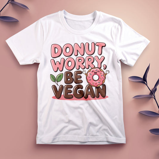 Donut Worry, Be Vegan - Tee, Unisex